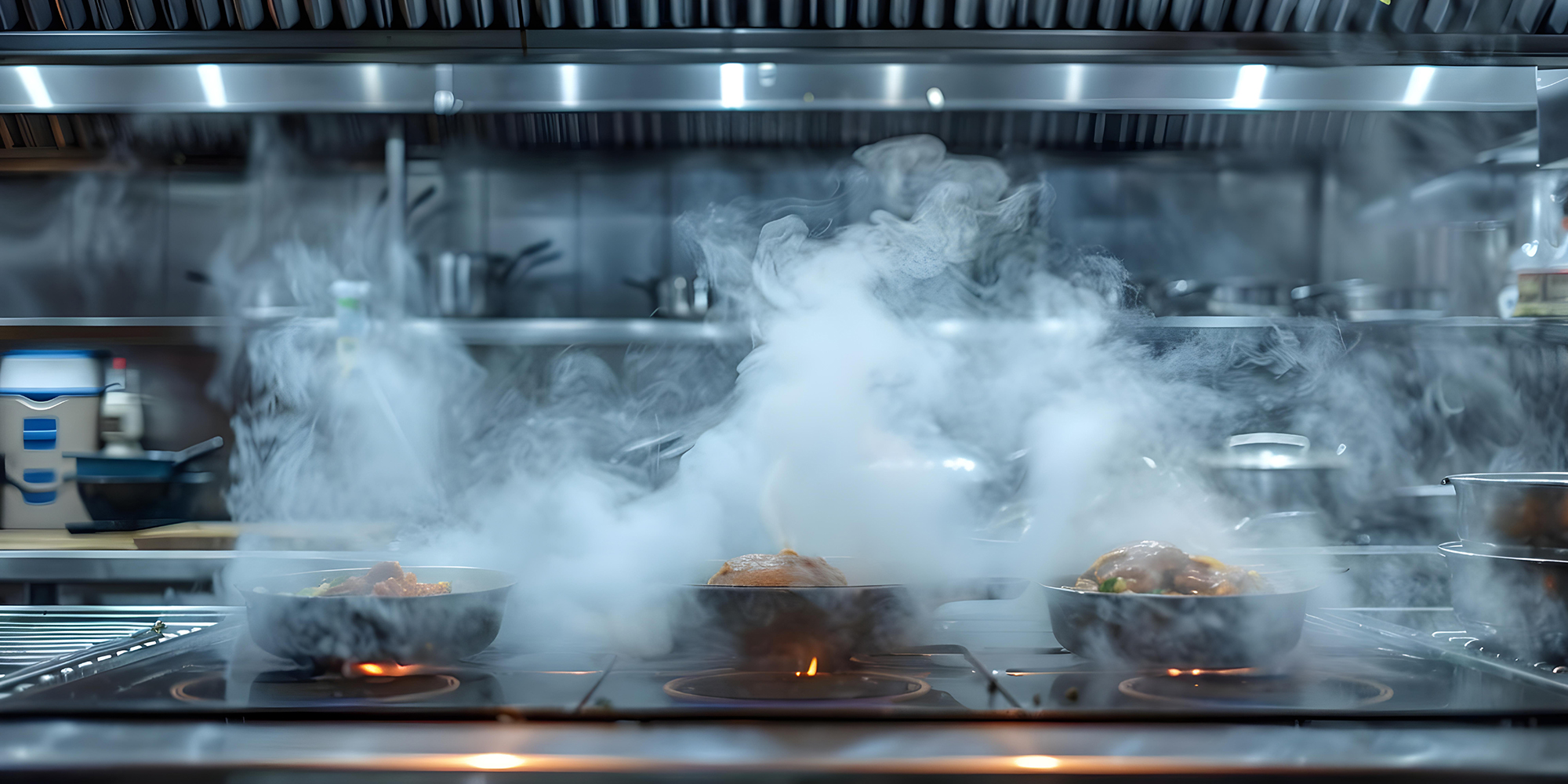 Очистка воздуха от дыма кухни