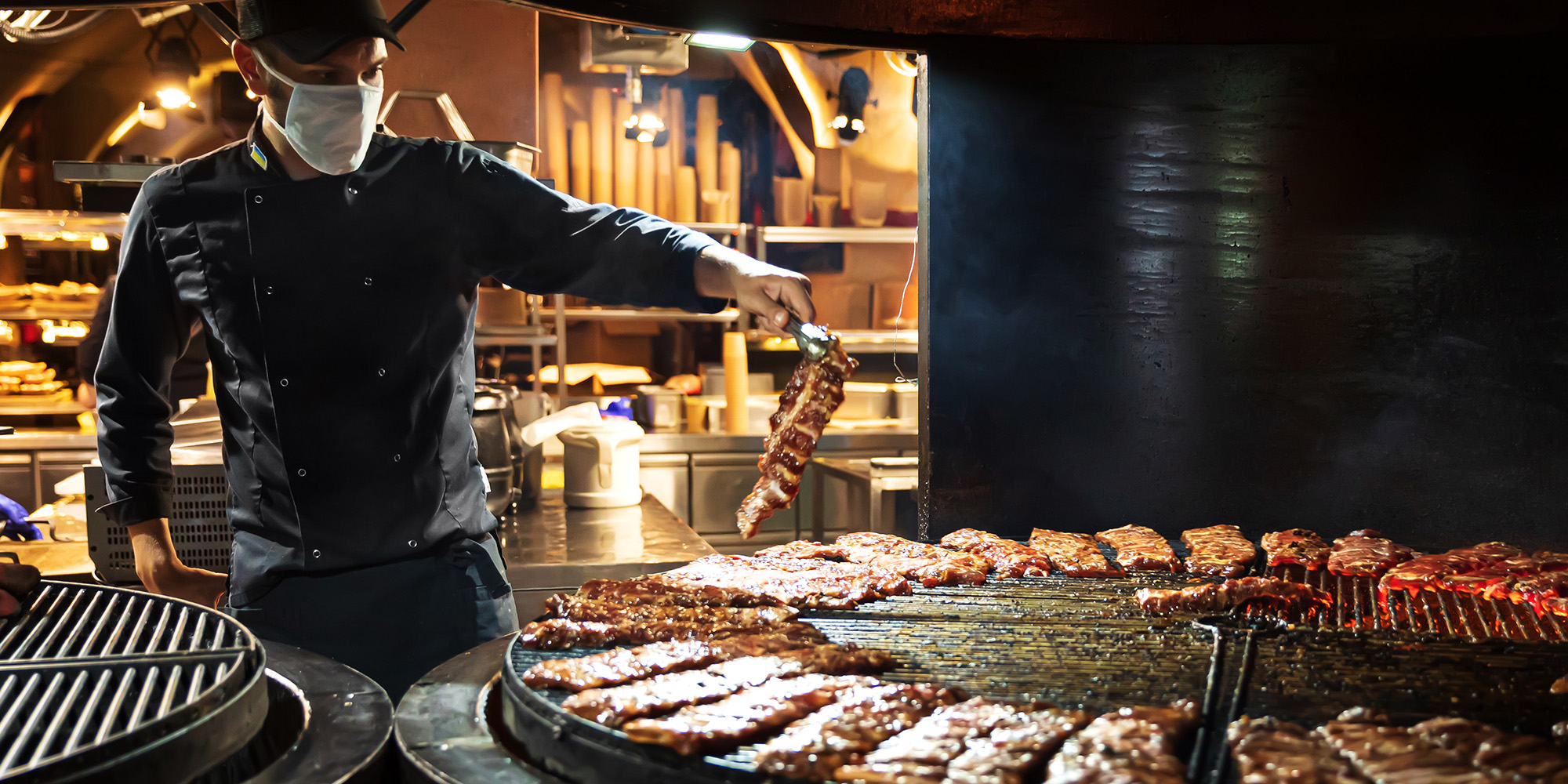 Очистка от дыма мангала